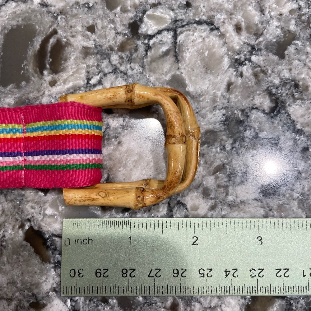 Belt Multi Colored Ribbon - Picture 7 of 7